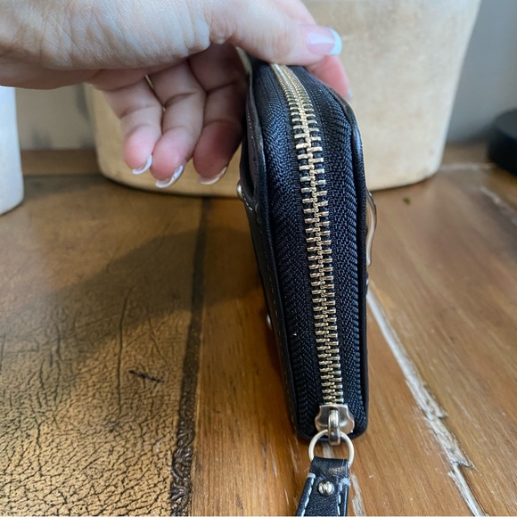 Coach Zoe Soho Leather Wallet with Silver Buckles - Picture 10 of 12